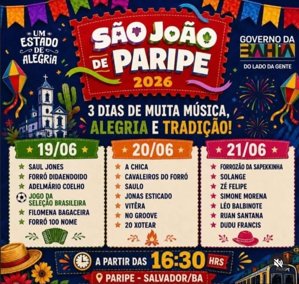 O Fole Roncou na Capital: Salvador Abre o São João 2026 com Mistura de Forró, Tradição e Torcida